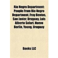 Ro Negro Department by Not Available (NA), 9781158141531