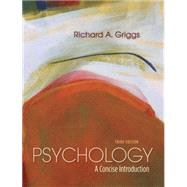 Psychology : A Concise Introduction by Griggs, Richard A., 9781429261555