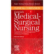 Clinical Companion to Lewis's Medical-surgical Nursing by Hagler, Debra, R.N., Ph.D.; Harding, Mariann M., R.N., Ph.D.; Kwong, Jeffrey; Roberts, Dottie, R.N.; Reinisch, Courtney, R.N., 9780323551557