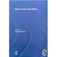 African City Textualities by Primorac; Ranka, 9780415481557