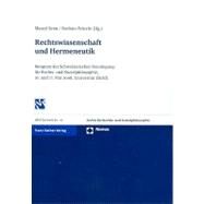 Rechtswissenschaft Und Hermeneutik by Fritschi, Barbara, 9783515091558