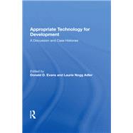 Appropriate Technology For Development by Evans, Donald D., 9780367021559