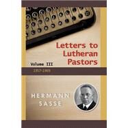 Sasse's Letters to Pastors by Sasse, Hermann, 9780758641564