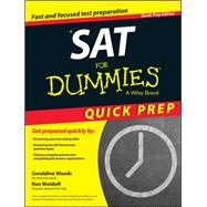 SAT For Dummies 2015 Quick Prep by Woods, Geraldine; Woldoff, Ron, 9781118911570