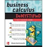 Business Calculus Demystified by Huettenmueller, Rhonda, 9780071451574