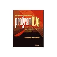 ProgramLive Workbook and CD by Gries, David; Gries, Paul; Hall, Petra, 9780471441588