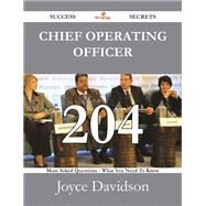 Chief Operating Officer 204 Success Secrets by Davidson, Joyce, 9781488531590
