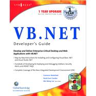 VB.Net Web Developer's Guide by Wakefield, Cameron, 9780080481593