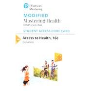 Modified Mastering Health MyDietAnalysis with Pearson eText -- Standalone Access Card -- for Access to Health by Donatelle, Rebecca J.; Ketcham, Patricia, 9780135451601