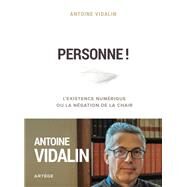 Personne ! by Antoine Vidalin, 9791033611608