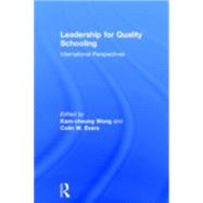 Leadership for Quality Schooling by Evers,Colin W., 9780415231619