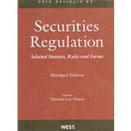 Securities Regulation 2010 by Hazen, Thomas Lee, 9780314261656