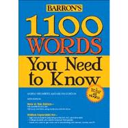1100 Words You Need to Know by Bromberg, Murray; Gordon, Melvin, 9781438001661