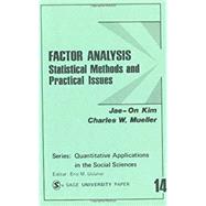 Factor Analysis Statistical Methods and Practical Issues by Jae-On Kim; Charles W. Mueller, 9780803911666