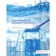 Experiments in General Chemistry - California State University, Los Angeles by Harold Goldwhite, Wayne Tikkanen, Vicki Kubo-Anderson, Errol Mathias, 9781533901668