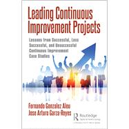 Leading Continuous Improvement Projects by Aleu, Fernando Gonzlez; Garza-reyes, Jose Arturo, 9780367271671