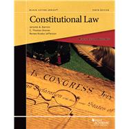 Black Letter Outline on Constitutional Law(Black Letter Outlines) by Barron, Jerome A.; Dienes, C. Thomas; Jefferson, Renee Knake, 9781685611675