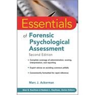 Essentials of Forensic...,Ackerman, Marc J.,9780470551684
