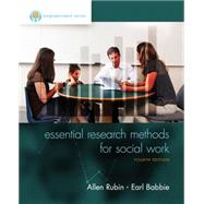 Empowerment Series: Essential Research Methods for Social Work by Rubin, Allen; Babbie, Earl, 9781305101685