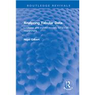 Analyzing Tabular Data by Nigel Gilbert, 9781000531695