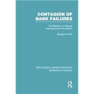 Contagion of Bank Failures (RLE Banking & Finance): The Relation to Deposit Insurance and Information by Park; Sangkyun, 9780415751698