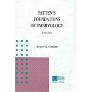 Patten's Foundations of Embryology by Carlson, Bruce M., 9780072871708