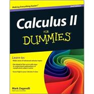 Calculus II for Dummies by Zegarelli, Mark, 9781118161708