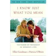 I Know Just What You Mean The Power of Friendship in Women's Lives by Goodman, Ellen; O'Brien, Patricia, 9780743201711