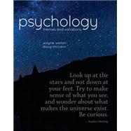Psychology: Themes and Variations by Wayne Weiten, Doug McCann, 9780176531713
