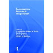 Contemporary Rorschach Interpretation by Meloy,J. Reid;Meloy,J. Reid, 9781138971714