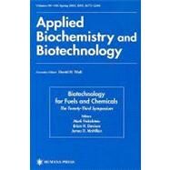 Biotechnology for Fuels and Chemicals by Finkelstein, Mark; McMillan, James D.; Davison, Brian H., 9781588291714