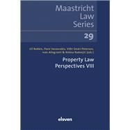 Property Law Perspectives VIII by Robbie, Jill; Vavourakis, Flore; Smri Petersen, Vir; Allegranti, Ivan; Radonjic, Aleksa, 9789047301714