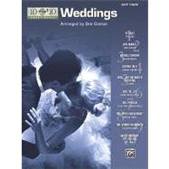 10 for 10 Sheet Music Weddings : Easy Piano Solos by Coates, Dan, 9780739061725