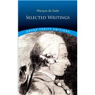 Marquis de Sade: Selected Writings by de Sade, Marquis; Crosland, Margaret, 9780486821733