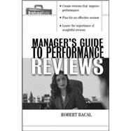 The Manager's Guide to Performance Reviews by Bacal, Robert, 9780071421737