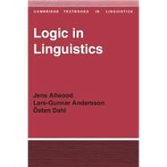 Logic in Linguistics by Edited by Jens Allwood , Lars-Gunnar Andersson , Osten Dahl, 9780521291743