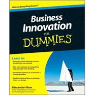Business Innovation For Dummies by Hiam, Alexander, 9780470601747