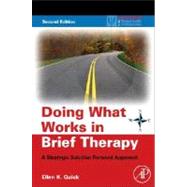 Doing What Works in Brief Therapy by Quick, 9780123741752
