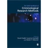 The SAGE Handbook of Criminological Research Methods by David Gadd, 9781849201759
