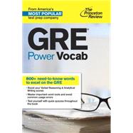 GRE Power Vocab by The Princeton Review, 9781101881767