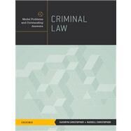 Criminal Law Model Problems and Outstanding Answers by Christopher, Kathryn; Christopher, Russell, 9780195391770