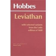 Leviathan,Hobbes, Thomas; Curley, Edwin,9780872201774