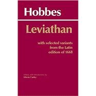 Leviathan by Hobbes, Thomas; Curley, Edwin, 9780872201781