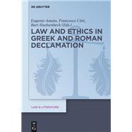 Law and Ethics in Greek and Roman Declamation by Amato, Eugenio; Citti, Francesco; Huelsenbeck, Bart, 9783110401783