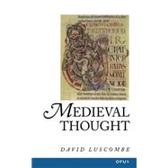 Medieval Thought by Luscombe, David, 9780192891792