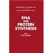 Rna and Protein Synthesis by Moldave, Kivie, 9780125041805