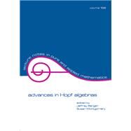 Advances in Hopf Algebras by Bergen, Jeffrey, 9781138401808