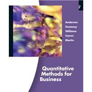 Quantitative Methods for Business (with Printed Access Card) by Anderson, David R.; Sweeney, Dennis J.; Williams, Thomas A.; Camm, Jeffrey D.; Martin, R. Kipp, 9780324651812
