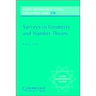 Surveys in Geometry and Number Theory: Reports on Contemporary Russian Mathematics by Edited by Nicholas Young, 9780521691826