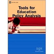 Tools for Education Policy Analysis by Mingat, Alain; Tan, Jee-Peng; Sosale, Shobhana, 9780821351833